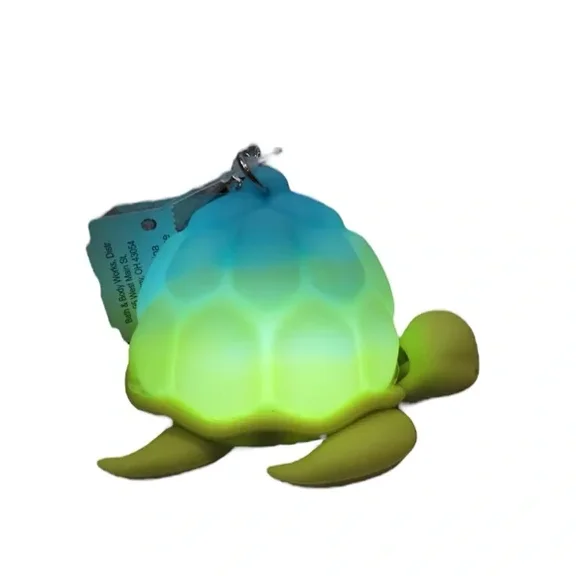 Bath & Body Works LED Turtle PocketBac Sanitizer Holder – Light‑Up Clip-On