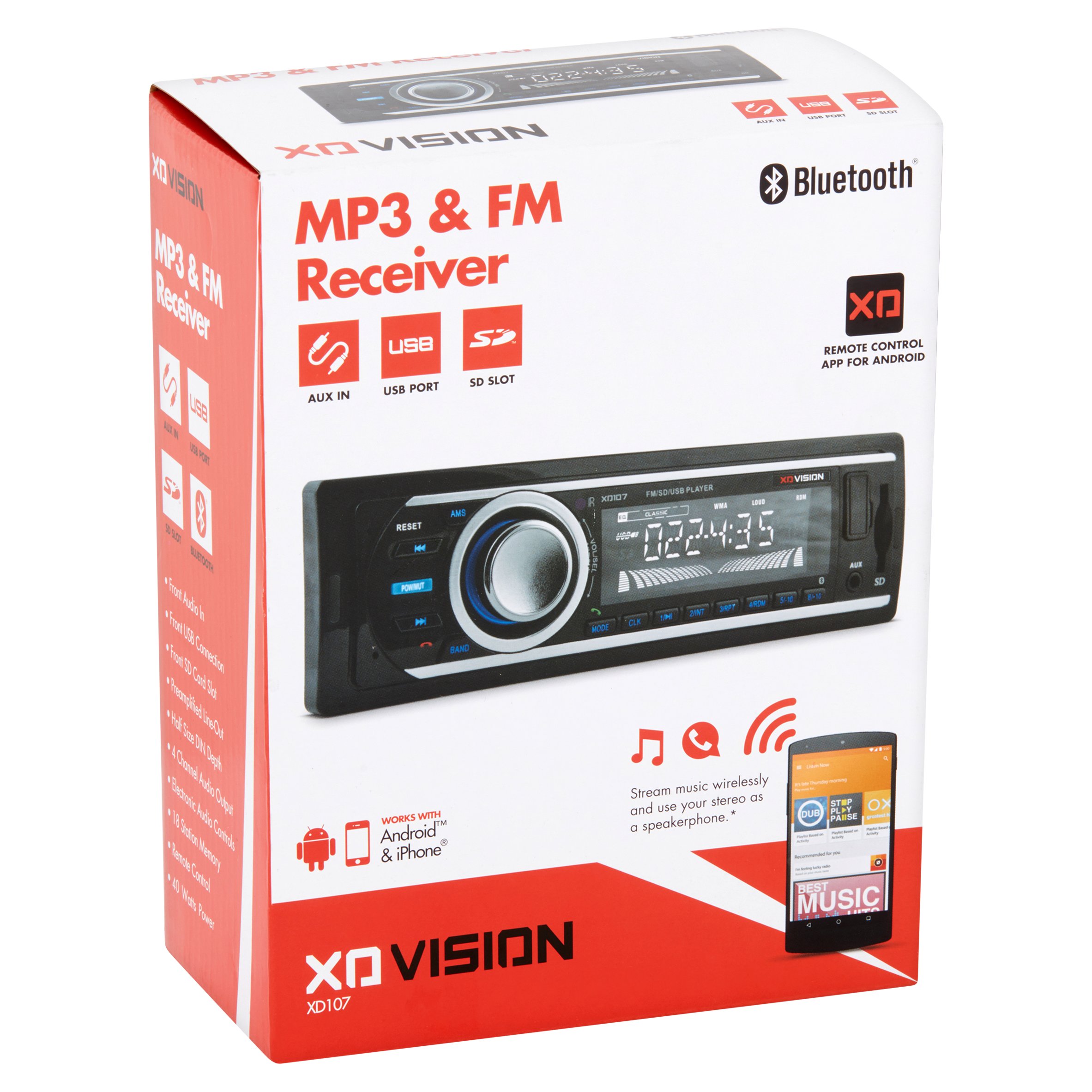XO Vision Single-din In-dash Fm/mp3 Digital Media Receiver with Usb/SD - image 2 of 5