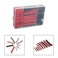thumbnail image 1 of Kit de 300 Pcs de Tubes Thermorétractables 3:1 Ratio Adhésif Double Paroi Noir Rouge, 1 of 12
