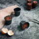 thumbnail image 4 of Canele Mold, Cannele Muffin Cup, 18 Piezas Molde Cannele Antiadherente Gris-Negro Canneles, 4 of 5