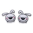 thumbnail image 2 of jinwen 1 Pair Tennis Racquet Shock Absorbers Vibration Dampeners Shockproof Damper Set White Rabbit, 2 of 6