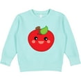 thumbnail image 2 of Inktastic Smiling Apple Toddler Sweatshirt, 2 of 4