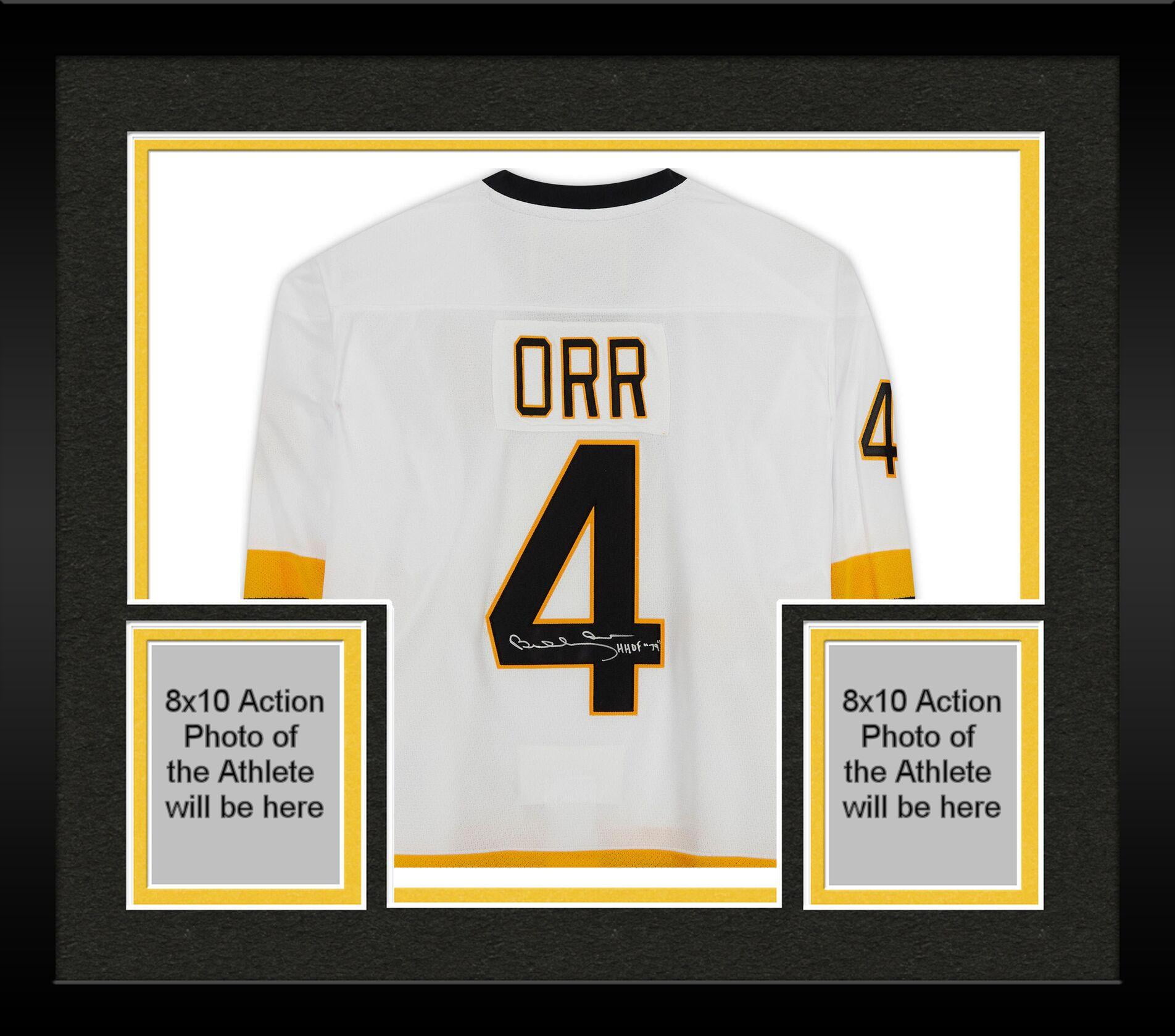 Autographed Boston Bruins Bobby Orr White adidas Heroes of Hockey Authentic  Player Jersey with HOF 79 Inscription