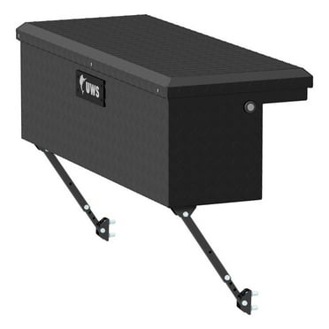 UWS EC30203-MK2 48 In Low Profile Aluminum Truck Side Tool Box, Matte Black