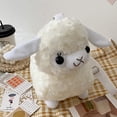 thumbnail image 7 of Jiibva Cute Sheep Crossbody Bag Cartoon Animal Purse Handbags Plush Bag Cartoon Lamb Shoulder Bag Messenger Bag for Women, 7 of 7