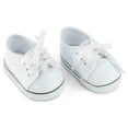 thumbnail image 4 of Emily Rose 18 Inch Doll Clothes| Versatile Canvas Doll Sneakers Basics Value 3-Pack, Including Bright Pink, White and Black Tennis Shoes |Fits American Girl Dolls, 4 of 8