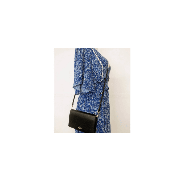 【Coach(コーチ)】ショルダー バッグFOLDOVER CLUTCH CROSSBODY COACH Foldover Crossbody Clutch in Polished Pebble Leather