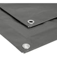 thumbnail image 2 of Lona protectora de PE para piscina, 2 x 3 m, 280 g/m², impermeable, resistente al agua y al desgarro, color gris, 2 of 5