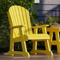 thumbnail image 3 of Wildridge Heritage High Fan Back Chair, Lemon Yellow - Outdoor All-Weather Poly Furniture for Patio, Deck, Yard, 3 of 4