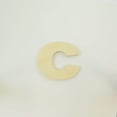 thumbnail image 4 of Package of 1, 14 Inch X 1/2" Thickness Baltic Birch Wood Letter c in The Arial Font, Thick, Lower Case for Art & Craft Project, Made in USA, 4 of 4