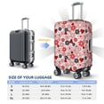 thumbnail image 4 of Rocae Cute ladybugs red for Suitcase Cove Durable Luggage Protector,Travel Suitcase Cover Fits 18-32 Inch Suitcases(Excluding luggage)-Large, 4 of 7