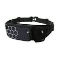 thumbnail image 2 of Unisex Running Waist Pack | Waterproof Sports Belt Bag for Phones, Keys, Water Bottle Holder | Adjustable Lightweight Fitness Gear for Marathon, Outdoor Jogging, 1pc | 27x14cm, 2 of 6