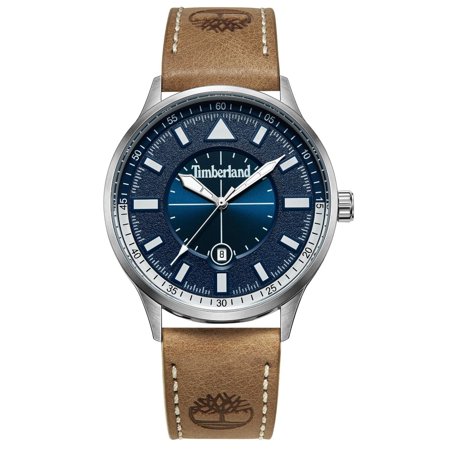 Timberland Men's Analog Watch With Date Indicator With Leather Band TDWGB2181501