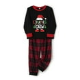 thumbnail image 4 of Tumao Family Christmas Pyjamas Set, Sleepwear Long Sleeve, Print Top and Plaid Pants, PJs Xmas Festival Party Holiday Nightwear Dad Mom Adults, 4 of 8