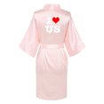 thumbnail image 5 of TIMIFIS Ensembles de Robes en Soie pour Couples, Robes de Spa d'Hôtel, Robes de Mariée et de Marié, Robes de Fête Nuptiale 1Pcs PRING/Été, 5 of 5