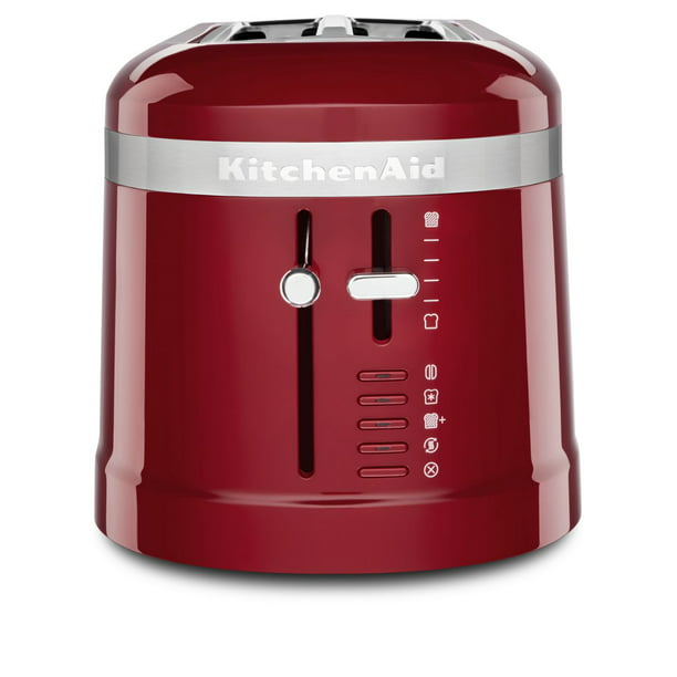 Four slot red toaster