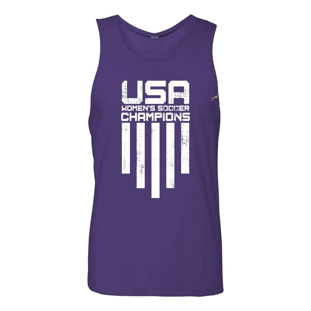 Custom Apparel R Us USA Women's Soccer Champions Mens Graphic Tees