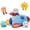 Rocket-Blue, variant on Tezituor 5Pcs Space Plush Toys Set 14.6" Rocket Stuffed with Astronaut, Sun, Earth, and Moon Toy