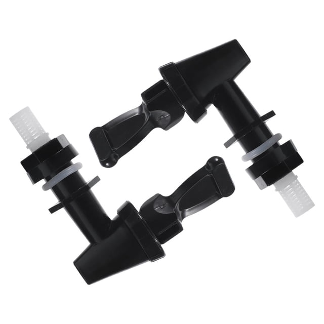 Luxshiny 2Ud Llave Para De Bebidas Inoxidable Con Antifugas Negro