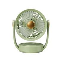 Small Desk Fan, Portable Electric Table Desktop Air Circulator Fans, Desktop Air Circulation Fan USB Charging Home Office Dormitory Wall Mounted With Light Small Fan