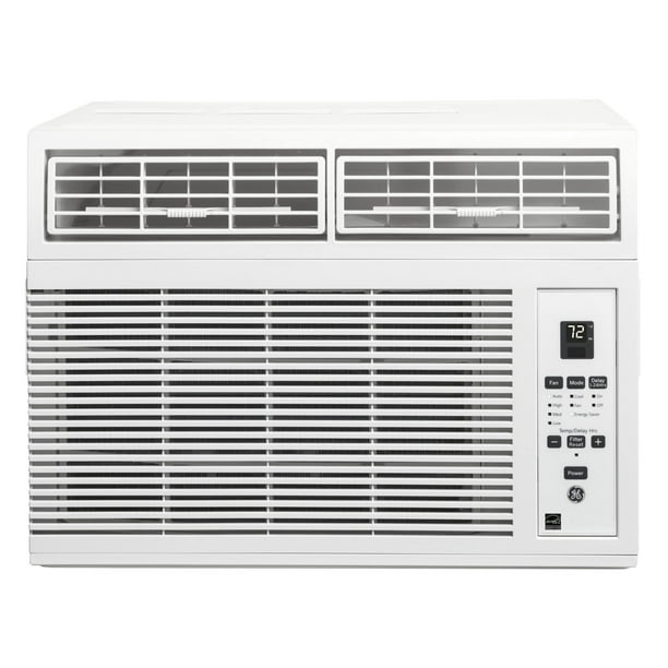 Ge Energy Star 5500 Btu 3 Speed Ez Mounting Electronic Window Air Conditioner Walmart Com Walmart Com