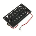 thumbnail image 3 of 2PCs Black Humbucker Double Coil Electric Guitar Pickups + Frame Screw & 1set Guitar Wiring Harness Prewired Two Pickup, 3 of 10