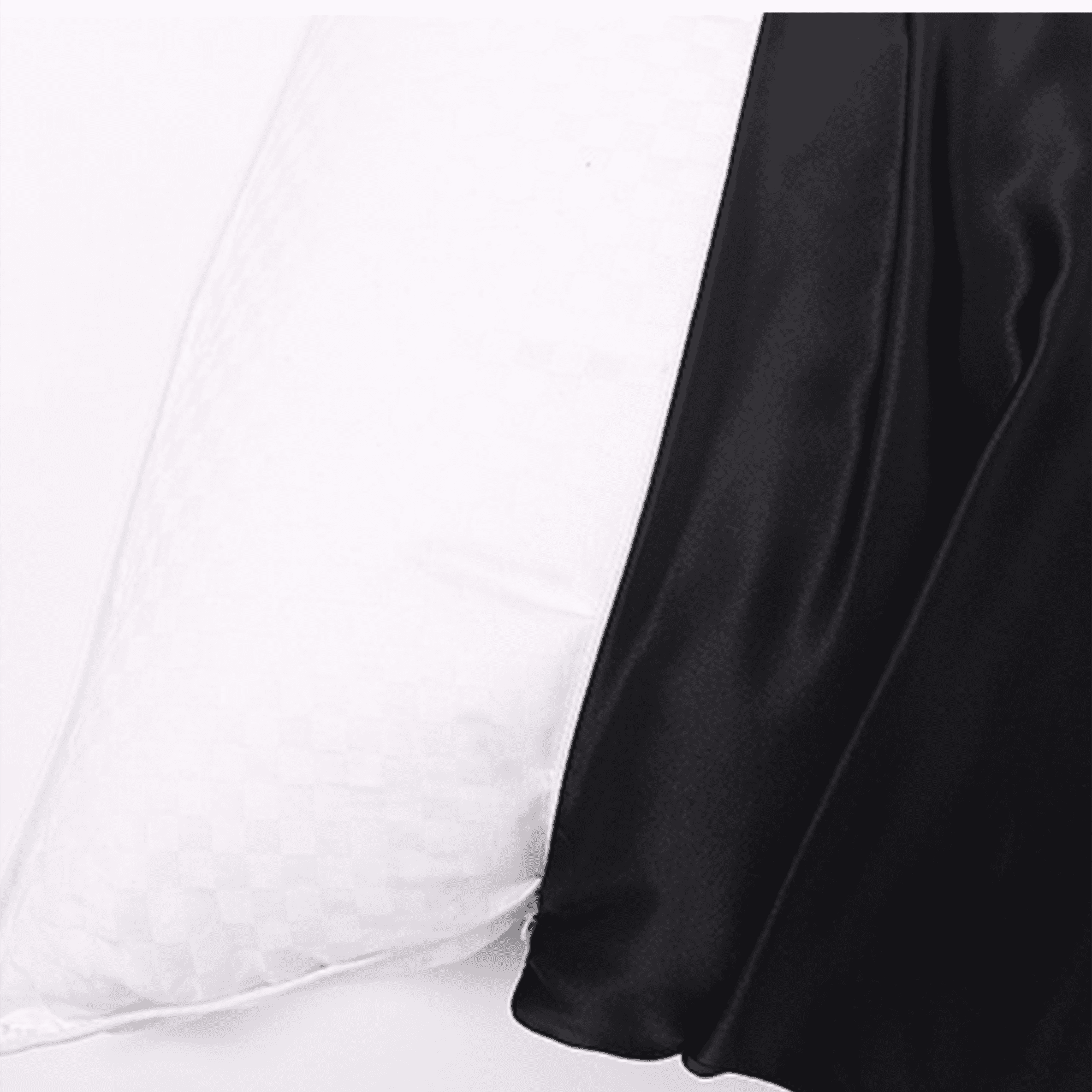 Black Silk Pillowcase for Hair and Skin Made in USA, 100% Mulberry Silk, 22 Momme, Hypoallergenic Pillow Cases with Zipper, 6A Grade Pure Silk, Anti Aging, Acne Free, 1 Pc 20"x30"