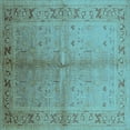 thumbnail image 1 of Ahgly Company Indoor Square Oriental Light Blue Traditional Area Rugs, 8' Square, 1 of 4