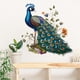 thumbnail image 2 of Adhesivos de pared con forma de pavo real, coloridos dibujos animados de animales, calcomanías artís, 2 of 4