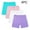 Multicolor, variant on Piuwrlz Kids 4PC Underwear for Girls Boxer Briefs 4-Pack Comfortable Solid Color Cotten Panties Multicolor Size 5 Years