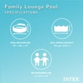 thumbnail image 4 of Intex Swim Center Round Inflatable Outdoor Lounge Pool with Pool Cover, 4 of 11