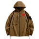 thumbnail image 4 of Anoraks para mujer y hombre, chaqueta impermeable, transpirable, fina, para ciclismo, para viajes, exteriores, cortavientos con capucha, 4 of 9