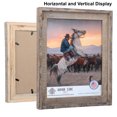 thumbnail image 2 of Rustic Barnwood Picture Frames 24x30 - Natural Reclaimed Wood Wall Hanging - Handcrafted Vintage Distressed, 1 3/4" Frame Width, 2 of 5
