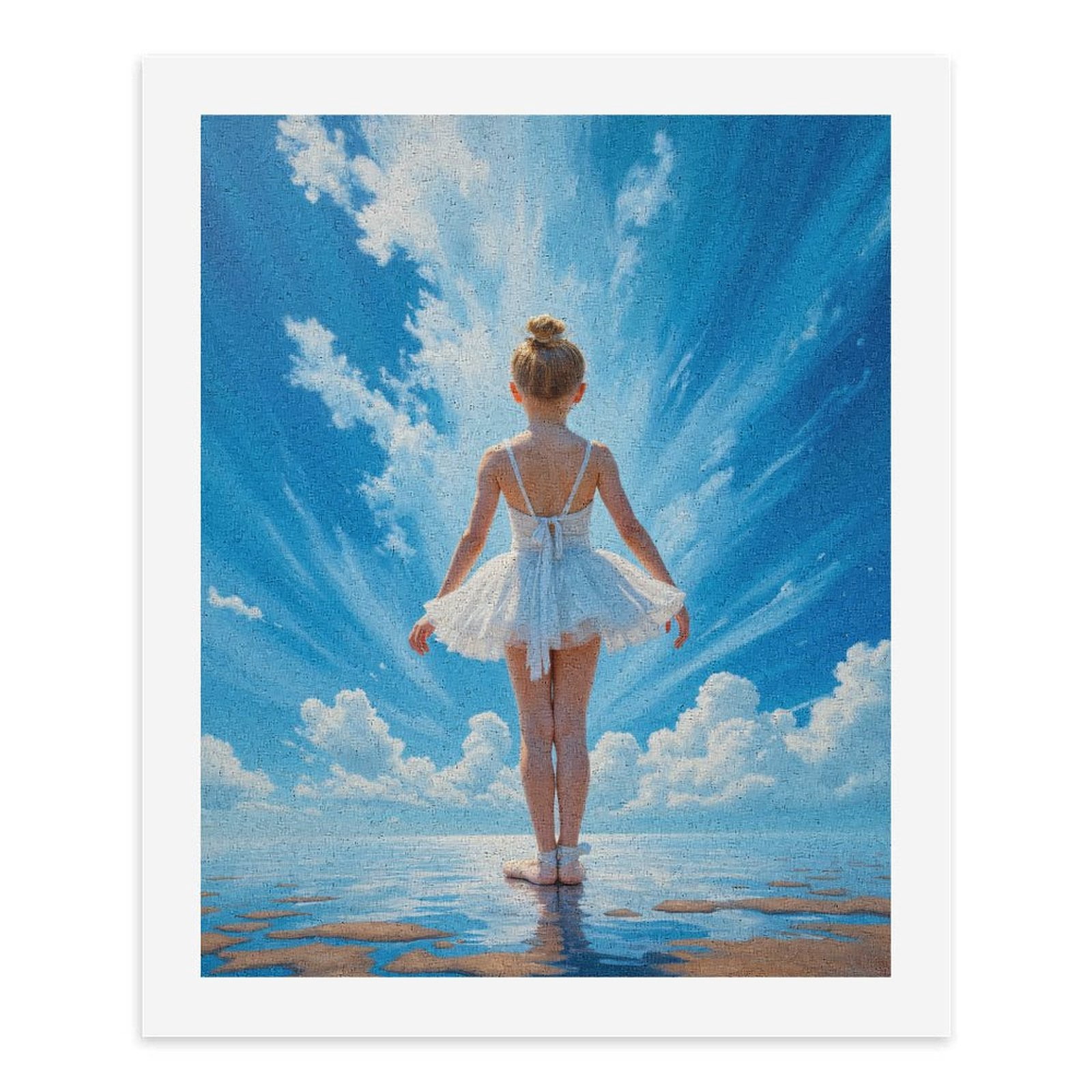 Paint by Numbers Kit for Adults, Ballerina Dream Skies Paint by Numbers, Easy Paint by Numbers Kit for Adults Beginner, DIY Adult Paint by Number Kits on Canvas, Home Decor