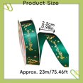 thumbnail image 3 of Clearance Under $1 Festive Christmas Ribbon for Wreath Making and Holiday Crafts, Satin-Like Ribbon, 3 of 7