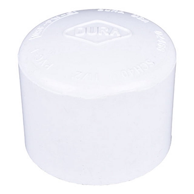 tapón capa de 1 1/2 pulgada blanco dura