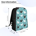 thumbnail image 4 of Fotbe Lovely Roosters Travel Laptop Backpack, Business Slim Sturdy Laptops Backpack, Water Resistant College School Computer Bag Gift for Men & Women Fits 15.6 Inch Notebook, 4 of 8