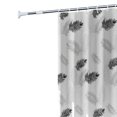 thumbnail image 2 of Cortina impermeable de 180x200 cm para dormitorio (hojas negras), 2 of 5