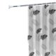 thumbnail image 1 of Cortina impermeable de 180x200 cm para dormitorio hojas negras Ndcxsfigh Libre de BPA, 1 of 3