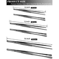 thumbnail image 3 of Pinzas de cocina JETKONG, 2 unidades, 30 cm, acero inoxidable, color negro, 3 of 7