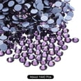 thumbnail image 3 of Uxcell Hotfix Rhinestones Flatback Crystal Glass Gems for Craft Clothes DIY Decoration Lotus Purple 4.8mm, 3 of 5