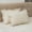 Linen, variant on Pillow Shams Set of 2 Pure Cotton Champray Ruffled Edge,Thick and Solid Washed Dobby Heavy Fabric (King 20x36 inches)