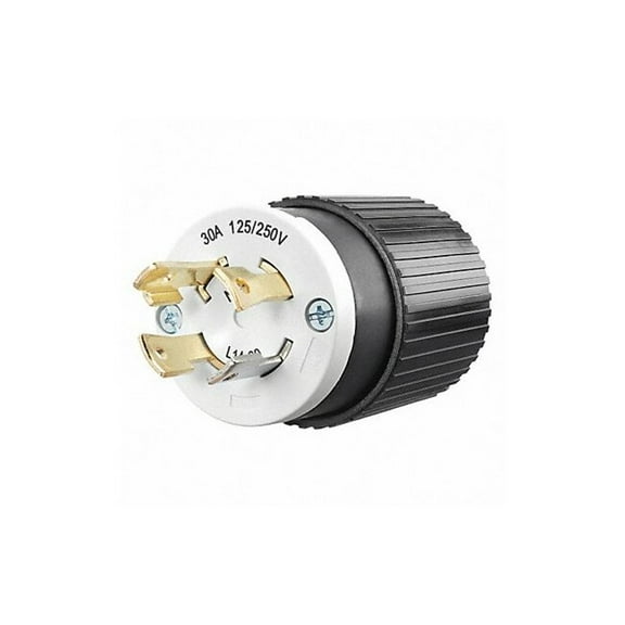 Bryant 71430NP L14-30 30A 125-250V Techspec Plug, Black & White