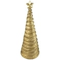 thumbnail image 6 of Northlight Metallic Swirling Spirals Tabletop Tree with Star Christmas Decoration - 13.5" - Gold, 6 of 9