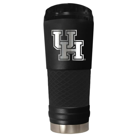 Black Houston Cougars Stealth Matte 24oz Tumbler