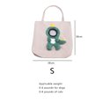thumbnail image 3 of Bolsa De Transporte Para Mascotas Bolso de hombro para gatos Bolso de mano transpirable para perros de dibujos animados expuesto para mascotas (Verde S), 3 of 5