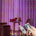 thumbnail image 5 of Guirnalda de luces LED de 8 modos y 6 m para decoración de dormitorio, fiestas, bodas, Navidad, cortina de luces con USB, luces navideñas para el hogar, 5 of 5