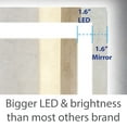 thumbnail image 6 of Dyconn Faucet Edison Tri-Color Wall Mounted Backlit LED Bathroom Mirror with Touch ON/OFF Dimmer & fog free Function (30"W X 36"H) Tempered Glass, 6 of 6