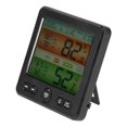 thumbnail image 4 of Temperatura interior Indicador de humedad Reloj Pantalla grande Pantalla digital electrónica Termómetro Higrómetro TS‑6211Negro, 4 of 5