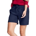thumbnail image 2 of Hanes Women's French Terry Bermuda Pocket Short - O4681, 2 of 3
